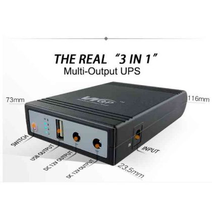 WGP Mini UPS for wifi router 8hrs power backup